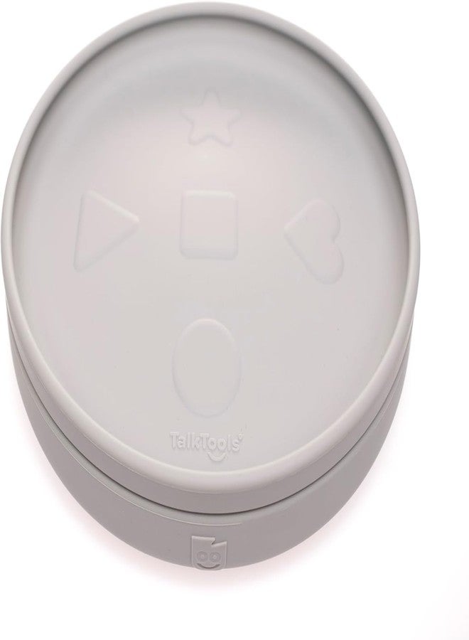 TalkTools Toddler Plates with Lids - Silicone Toddler Plates - Mess-Free Feeding with Plate Lid - Perfect for Self-Feeding Development - Strong Suction, BPA-Free, Dishwasher Safe (Cloud) - Image 2